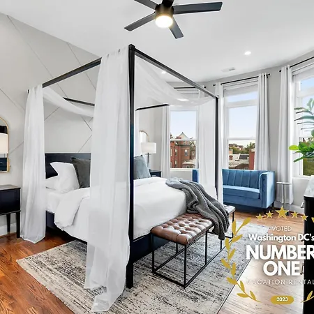Ferienwohnung Luxury 4-Br With Free Parking In Heart Of Dc - Steps To Metro